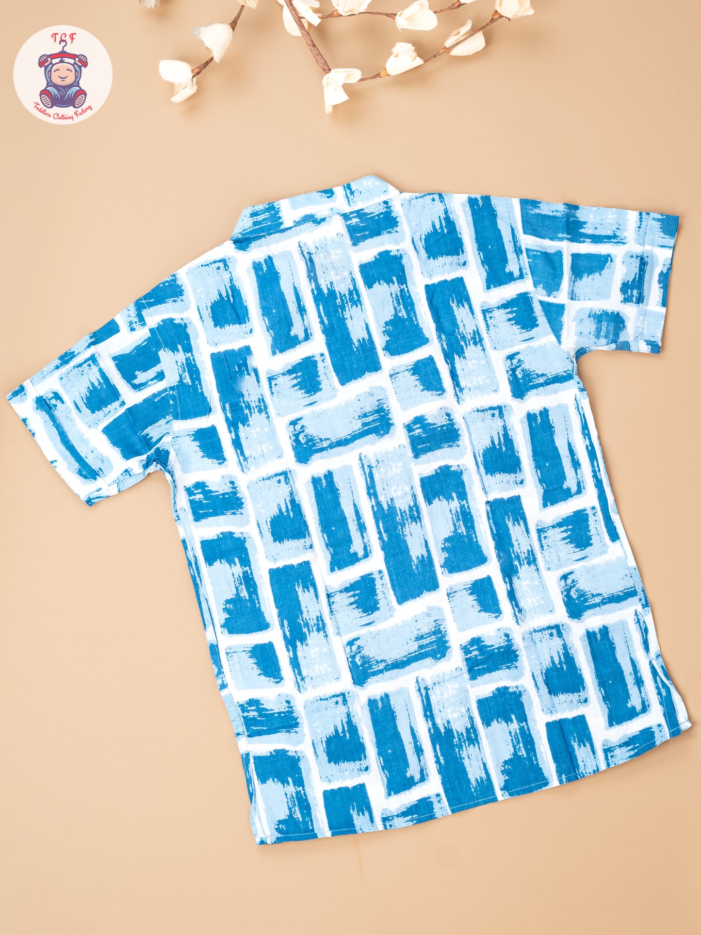 Sky Blue - Boys Readymade Short Kurta