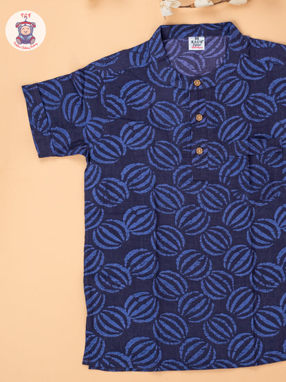 Purple - Boys Readymade Short Kurta