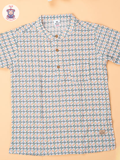 White - Boys Readymade Short Kurta