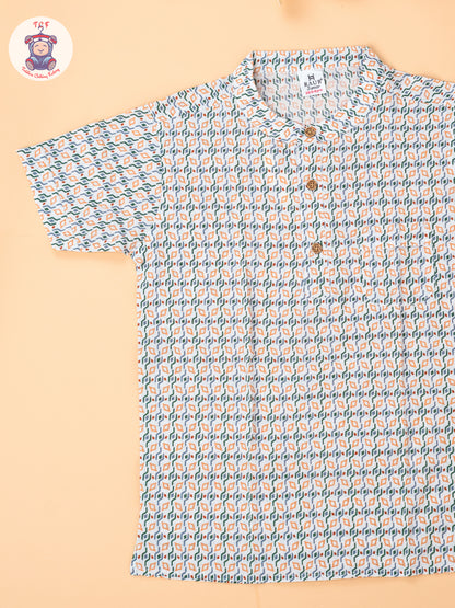 White - Boys Readymade Short Kurta