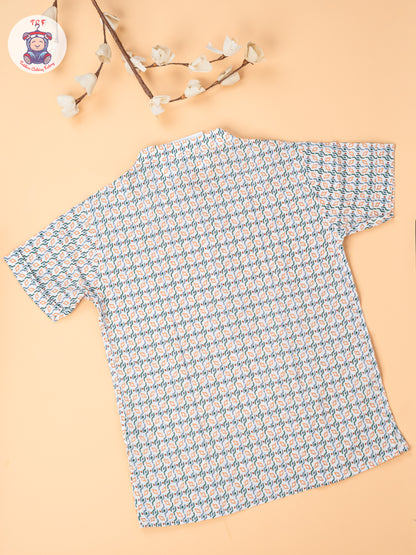 White - Boys Readymade Short Kurta