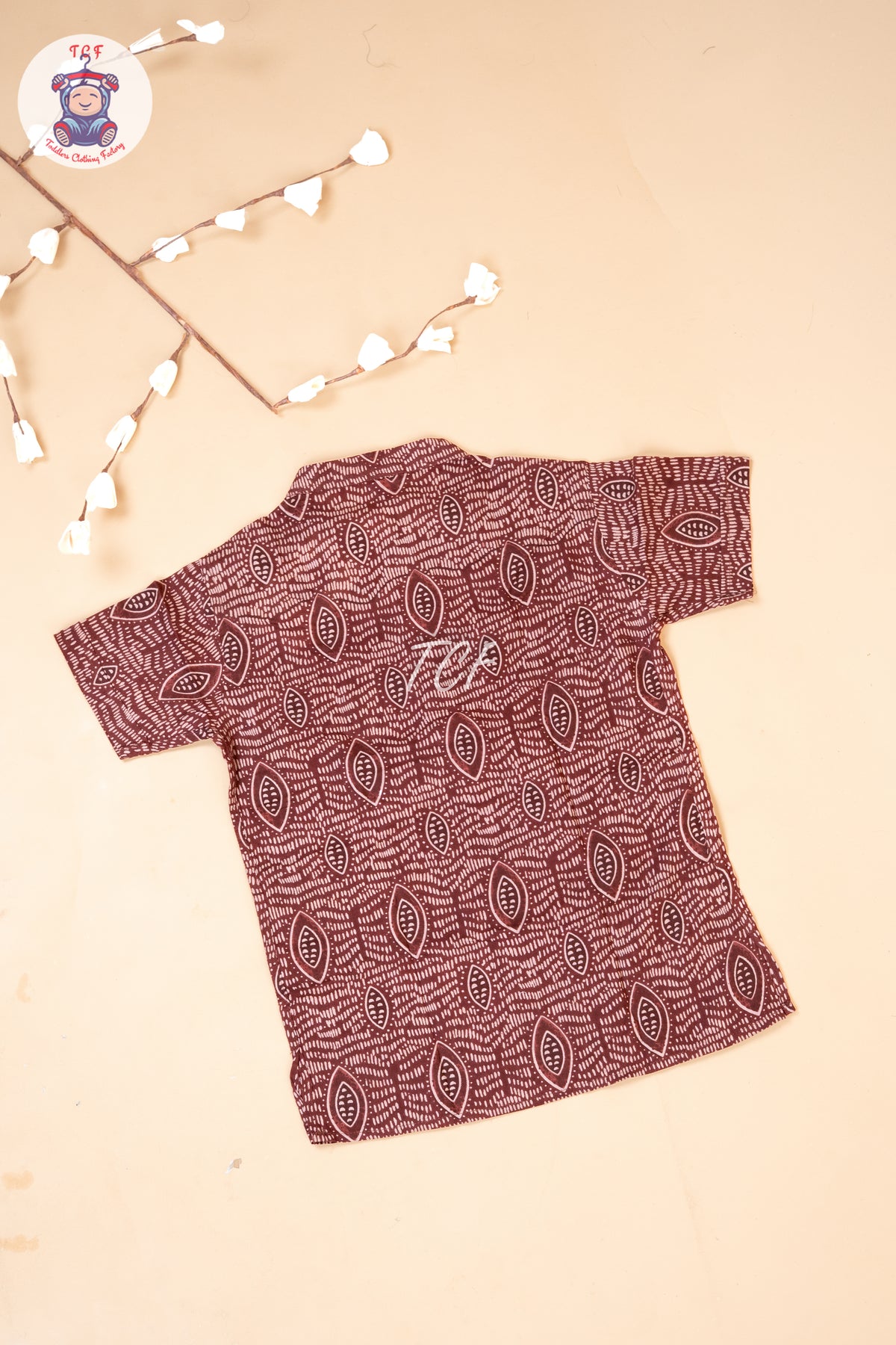 Maroon - Boys Readymade Short Kurta