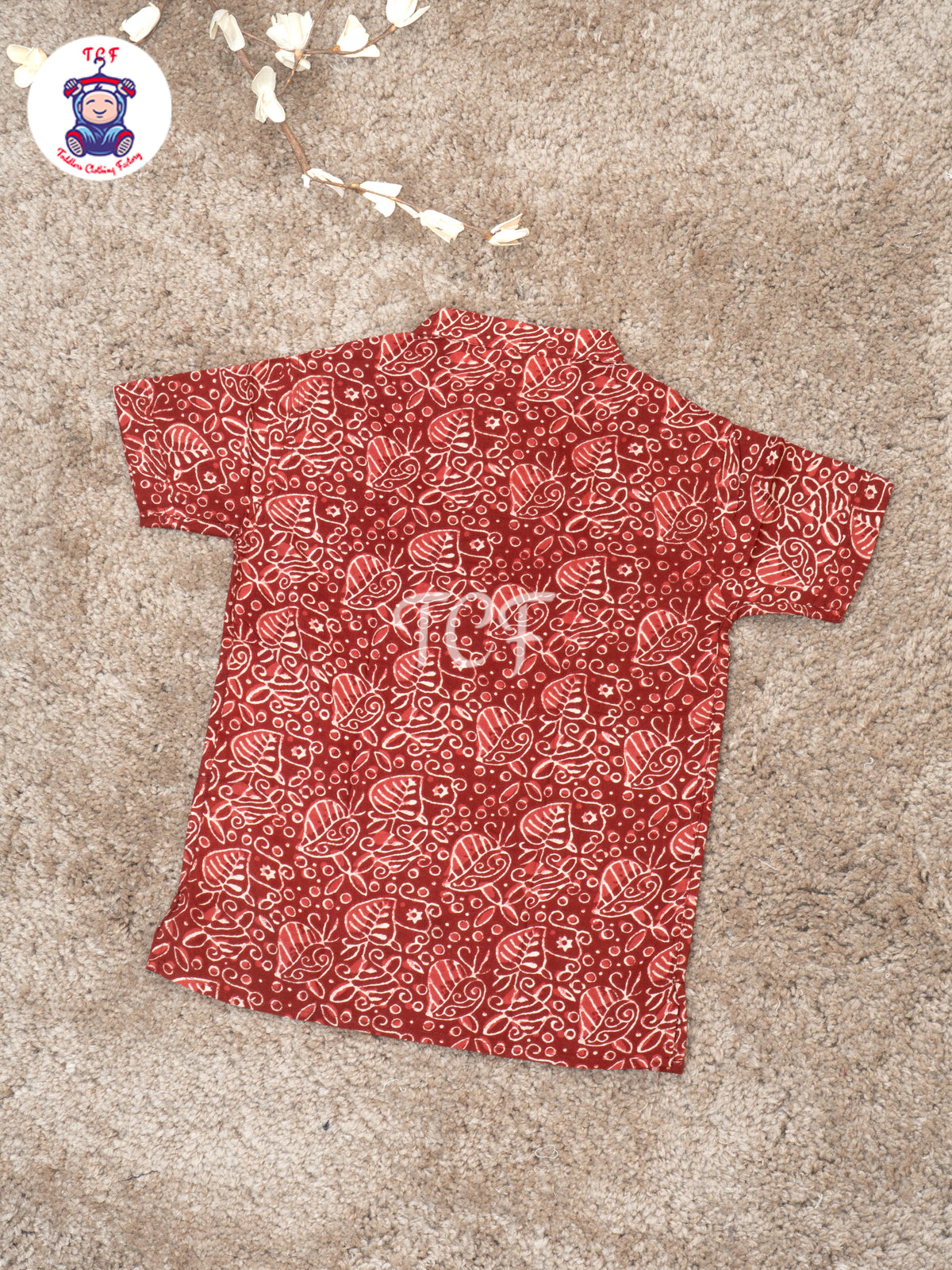 Red  - Boys Readymade Short Kurta