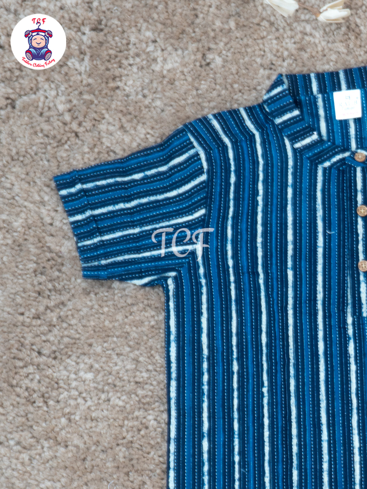 Blue  - Boys Readymade Short Kurta