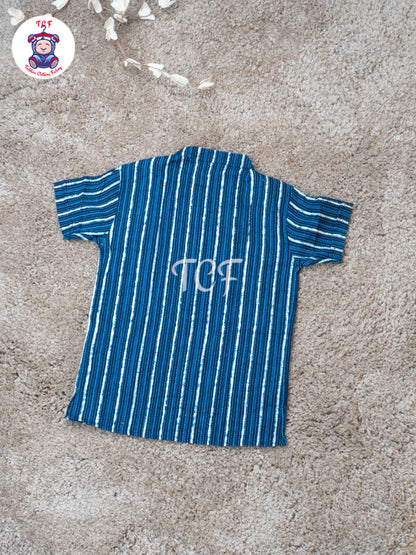 Blue  - Boys Readymade Short Kurta