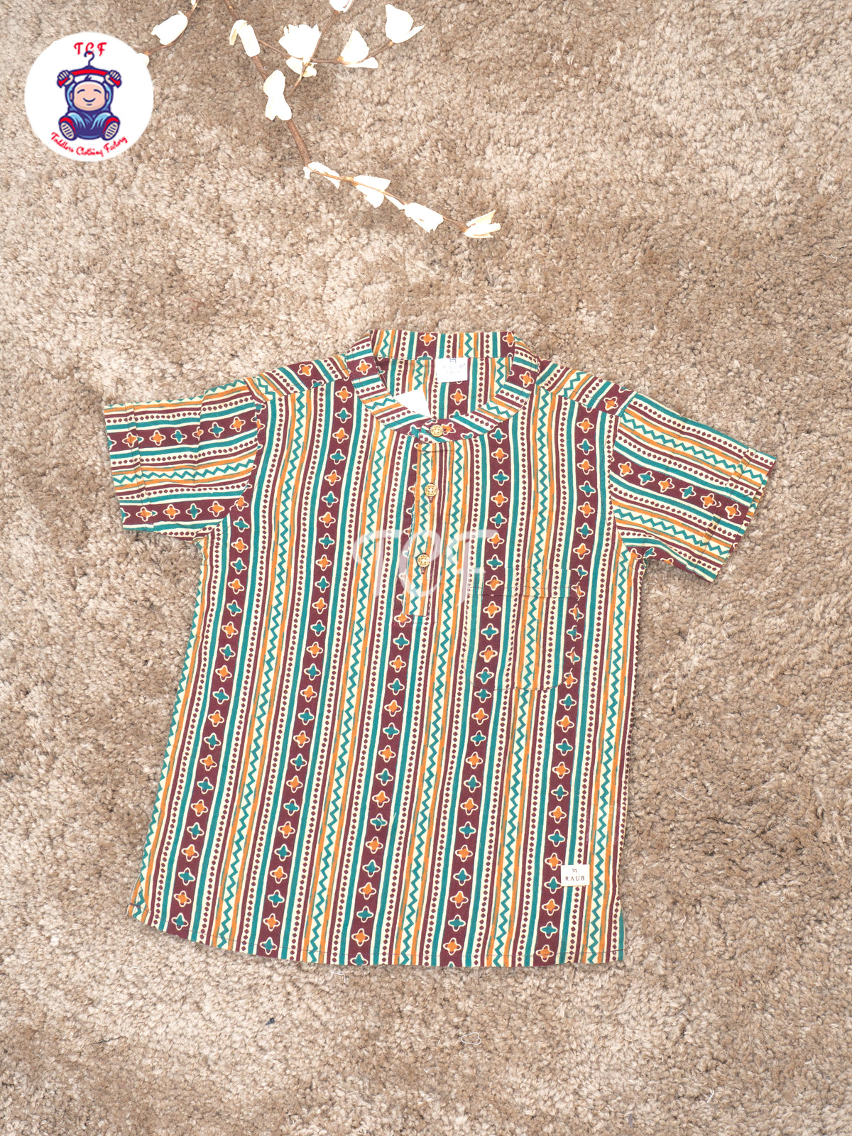 Wine  - Boys Readymade Short Kurta