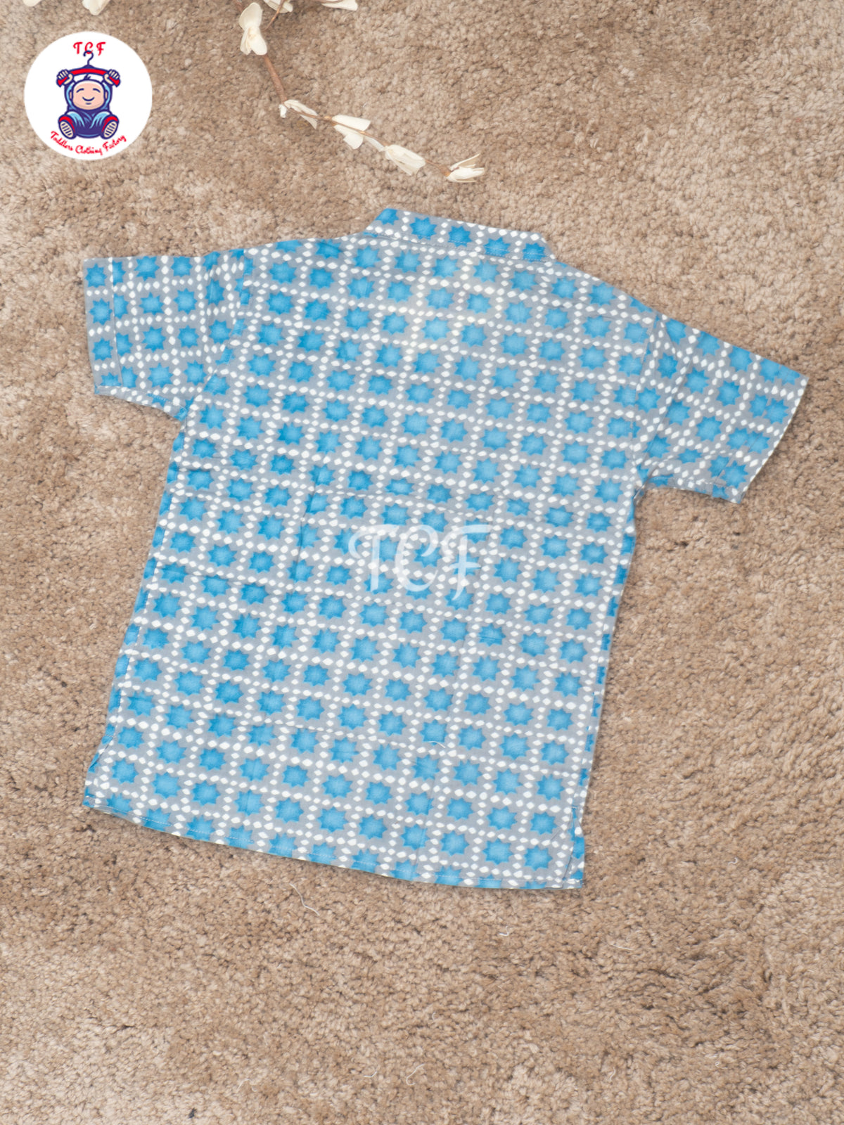 Sky Blue  - Boys Readymade Short Kurta