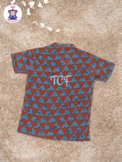 Red  - Boys Readymade Short Kurta
