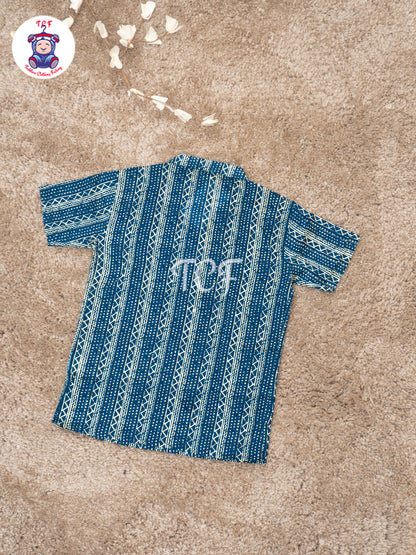 Blue  - Boys Readymade Short Kurta
