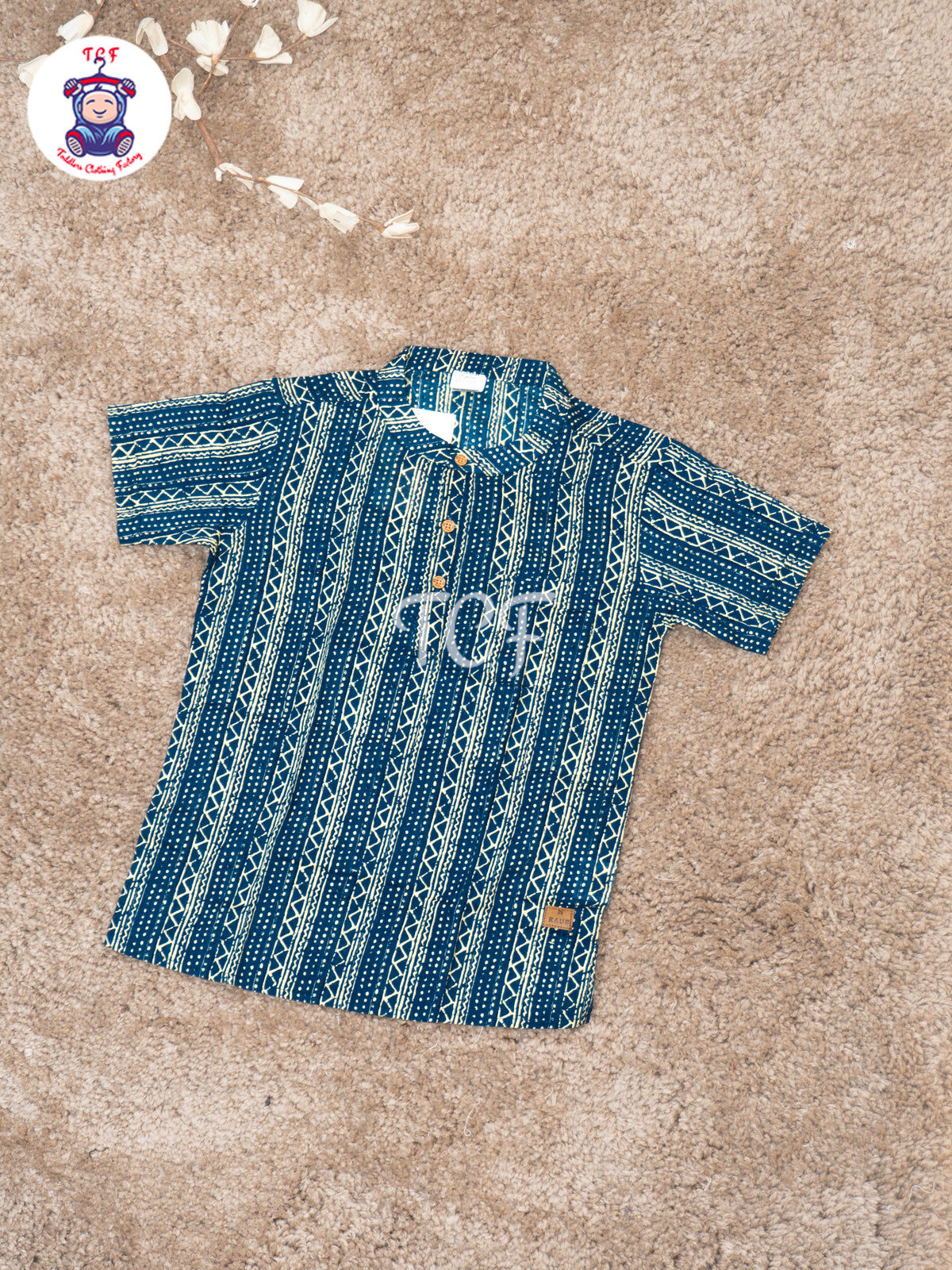 Blue  - Boys Readymade Short Kurta