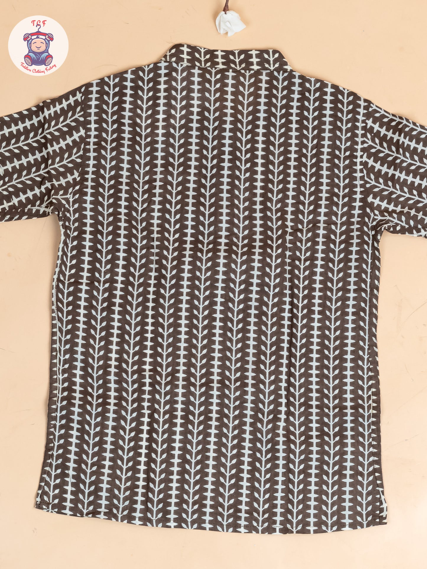 Light Green - Boys Printed Short Kurta