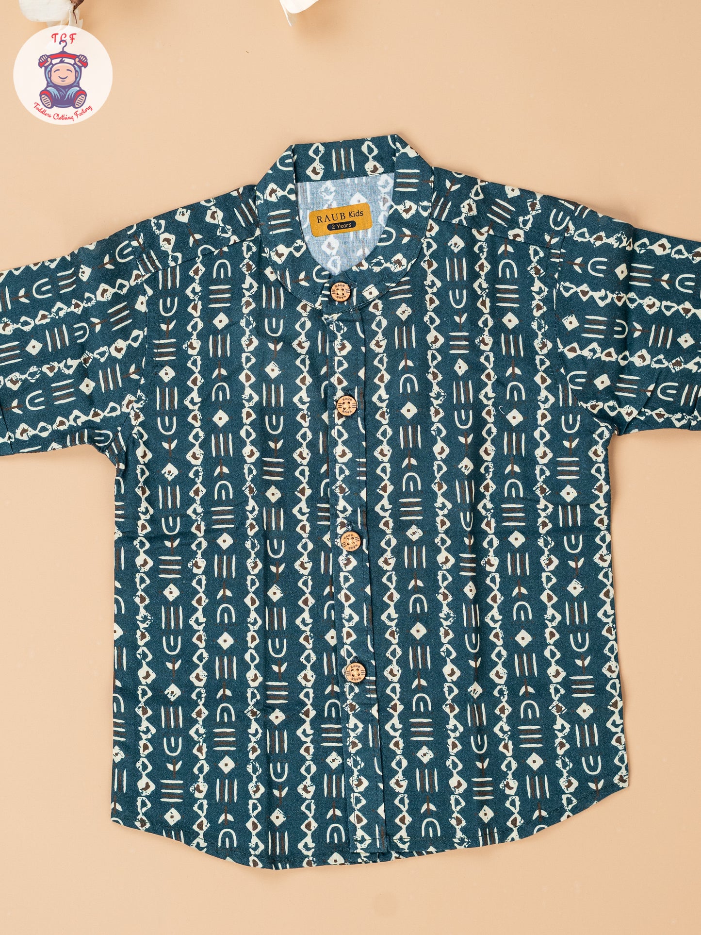 Bottle Green - Boys Readymade Cotton Shirts