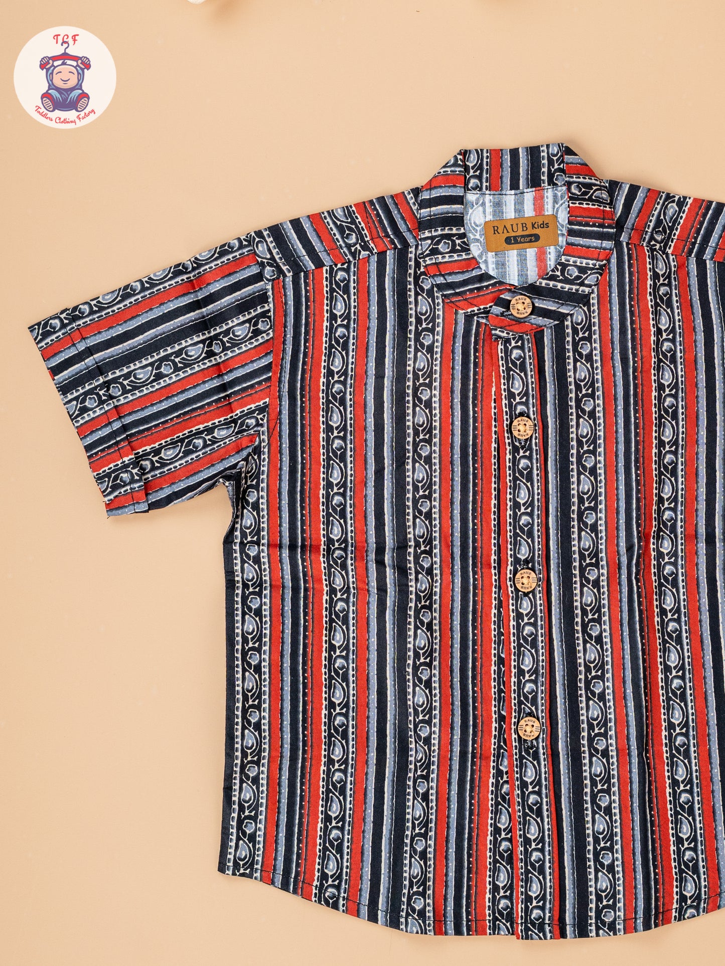 Black - Boys Readymade Cotton Shirts