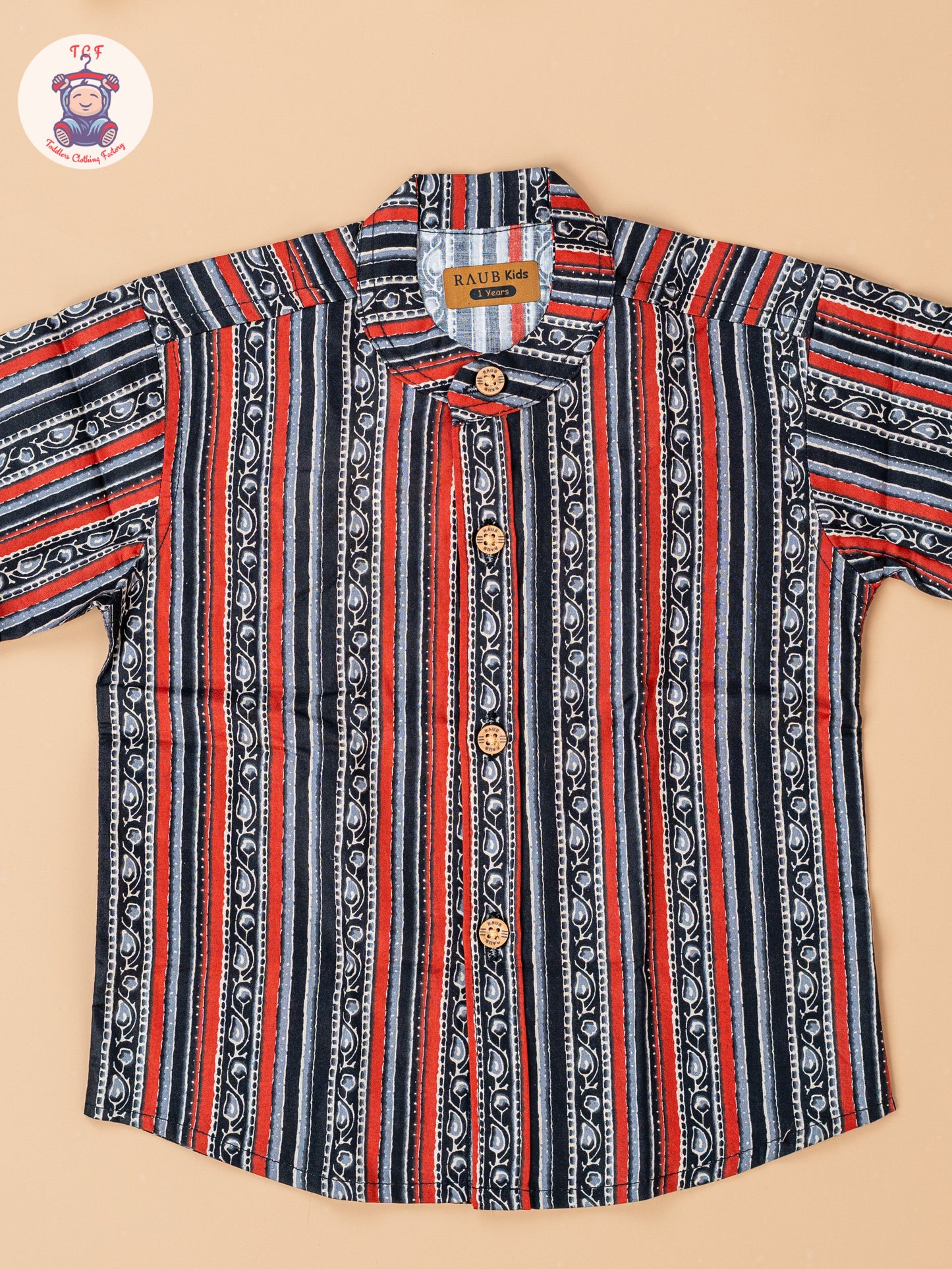 Black - Boys Readymade Cotton Shirts