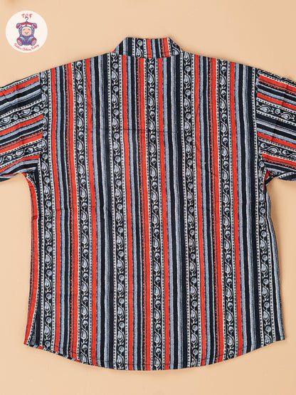 Black - Boys Readymade Cotton Shirts