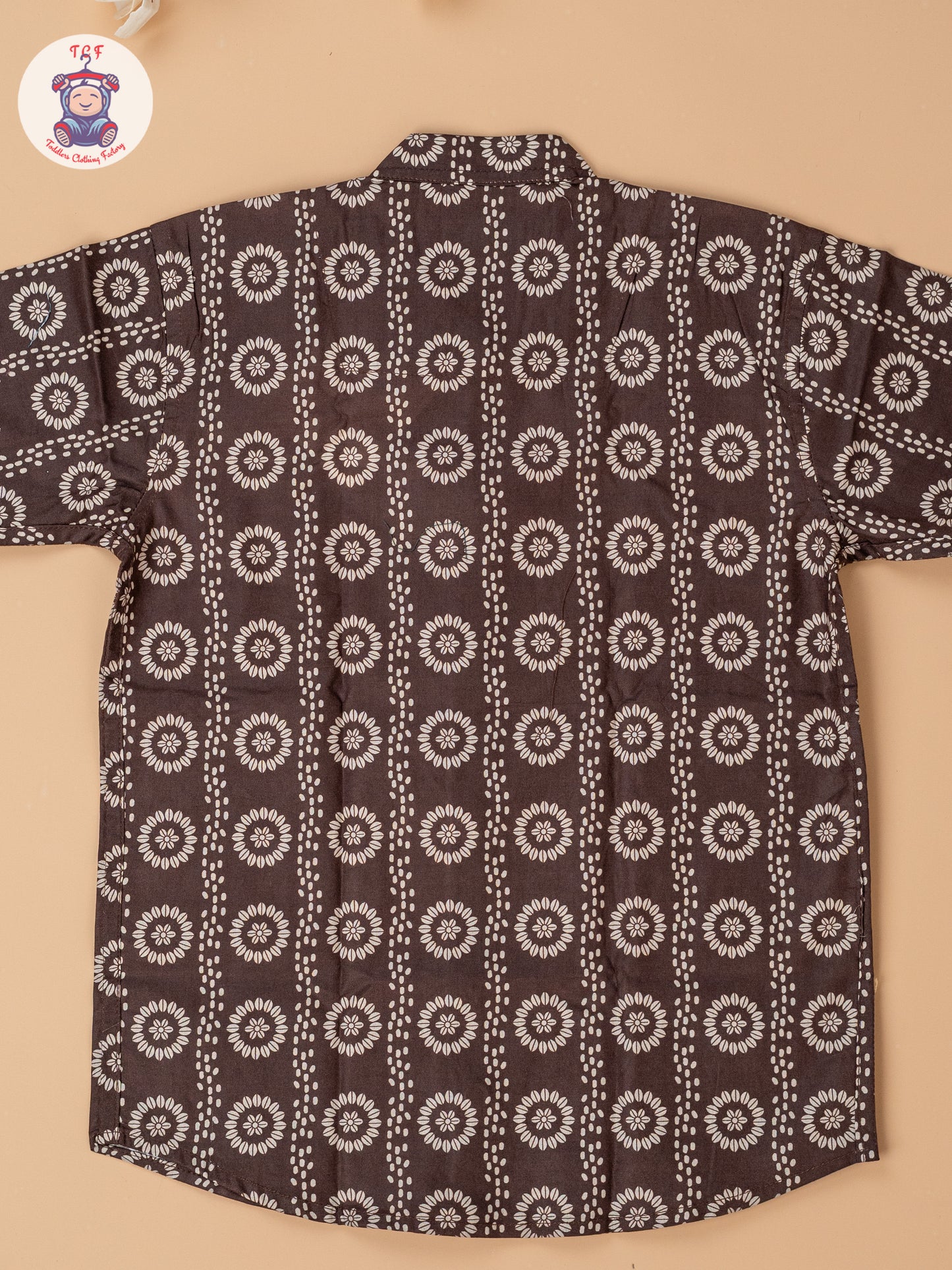 Brown - Boys Readymade Cotton Shirts
