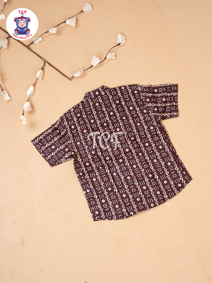Maroon - Boys Readymade Shirts