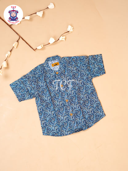 Light Blue  - Boys Readymade Shirts