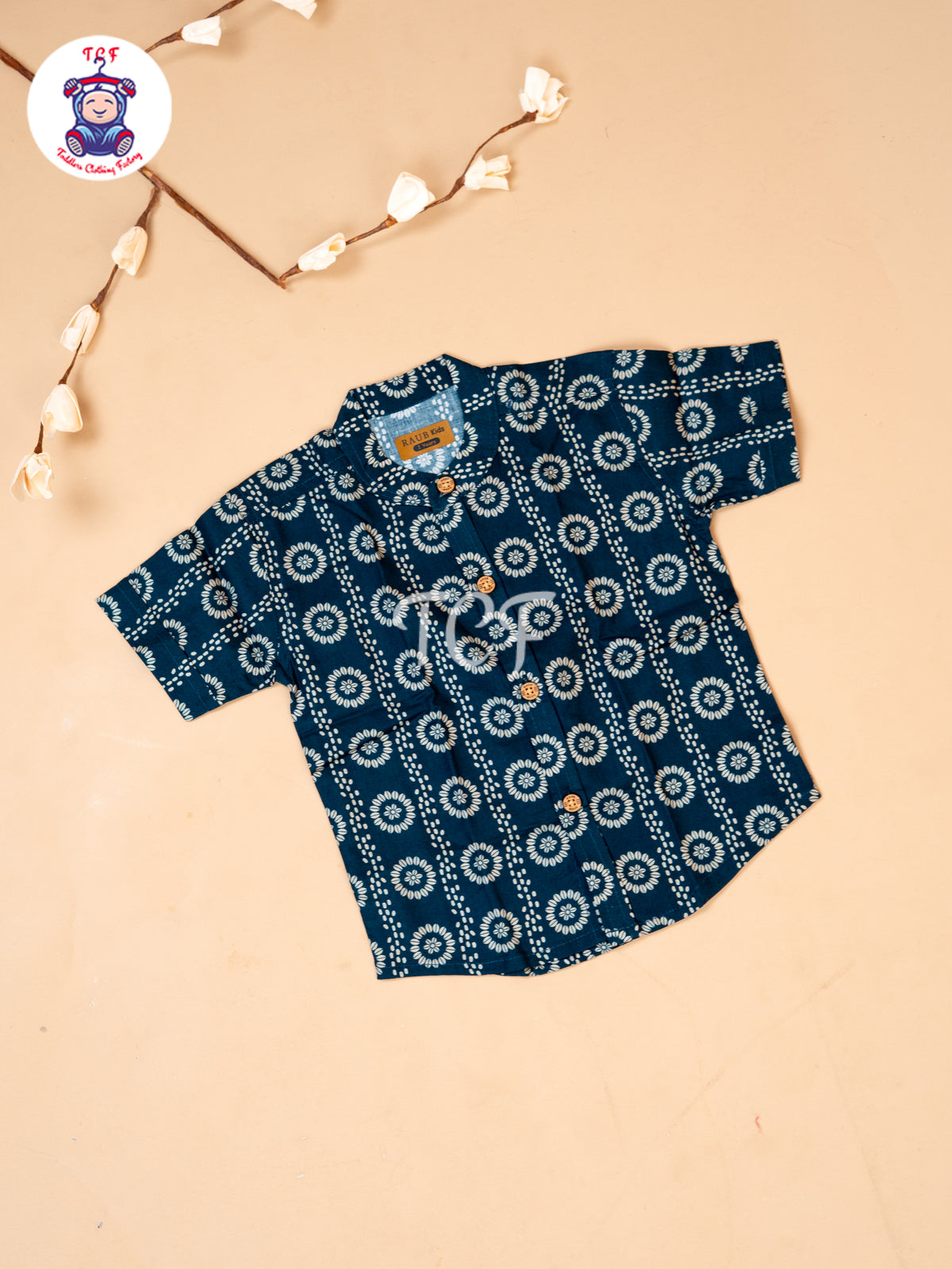 Bottle Green  - Boys Readymade Shirts