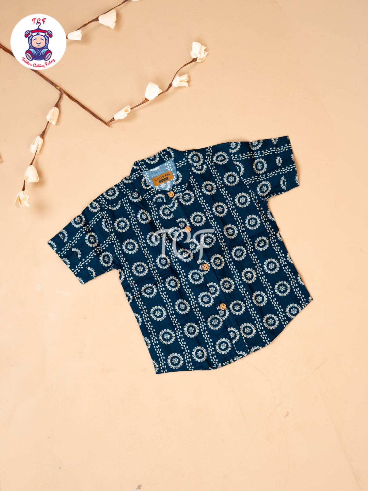 Bottle Green  - Boys Readymade Shirts