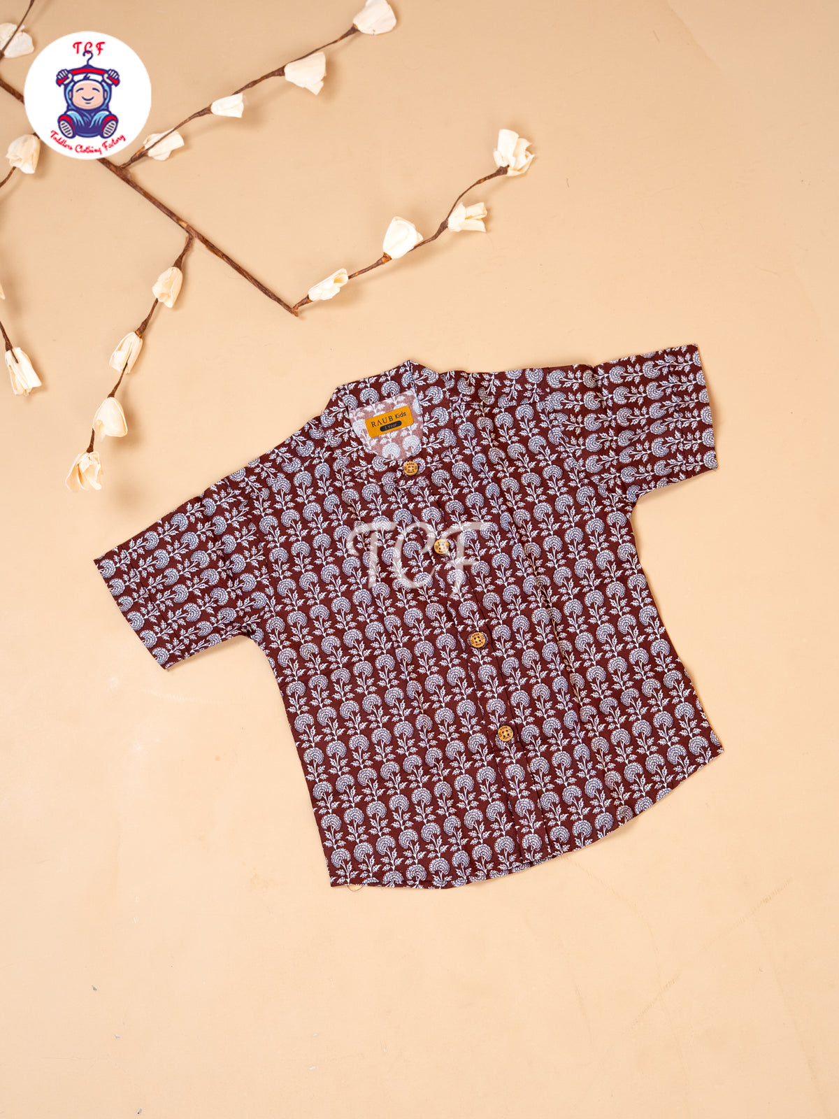 Maroon  - Boys Readymade Shirts