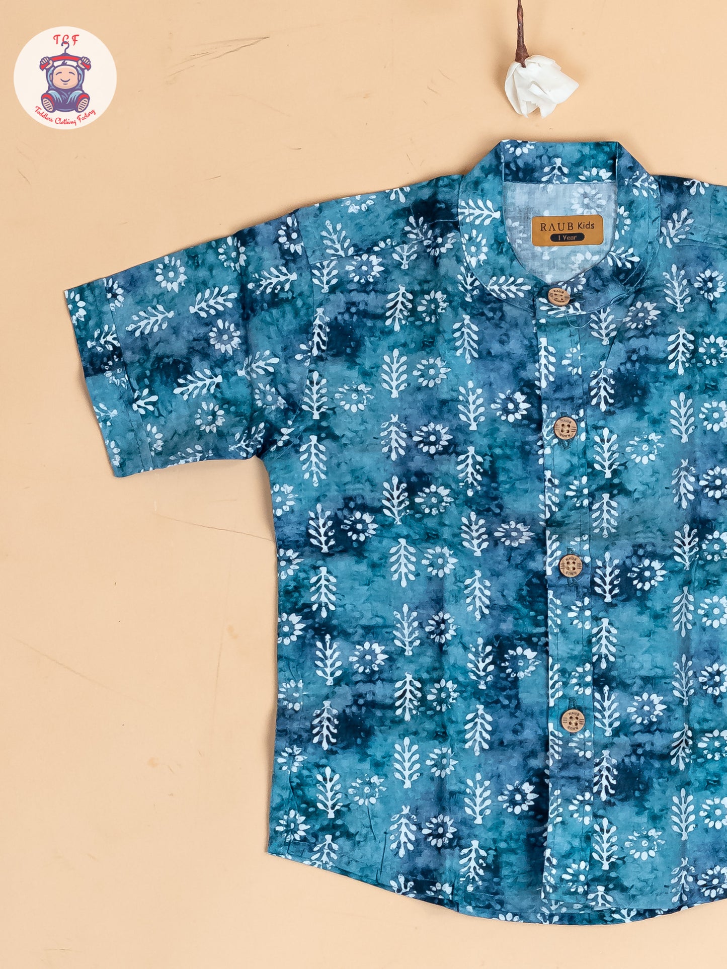 Blue  - Boys Readymade  Cotton Shirt