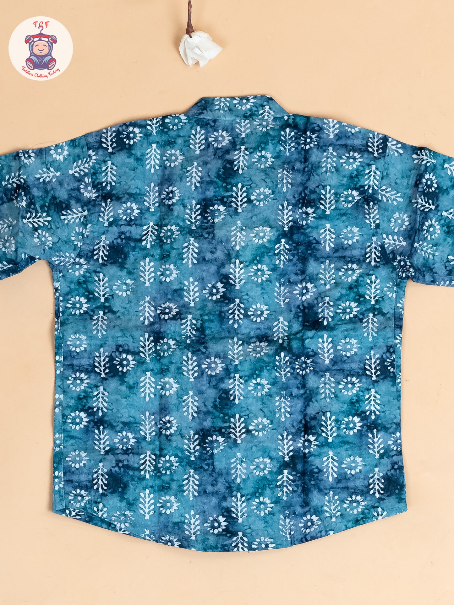 Blue  - Boys Readymade  Cotton Shirt