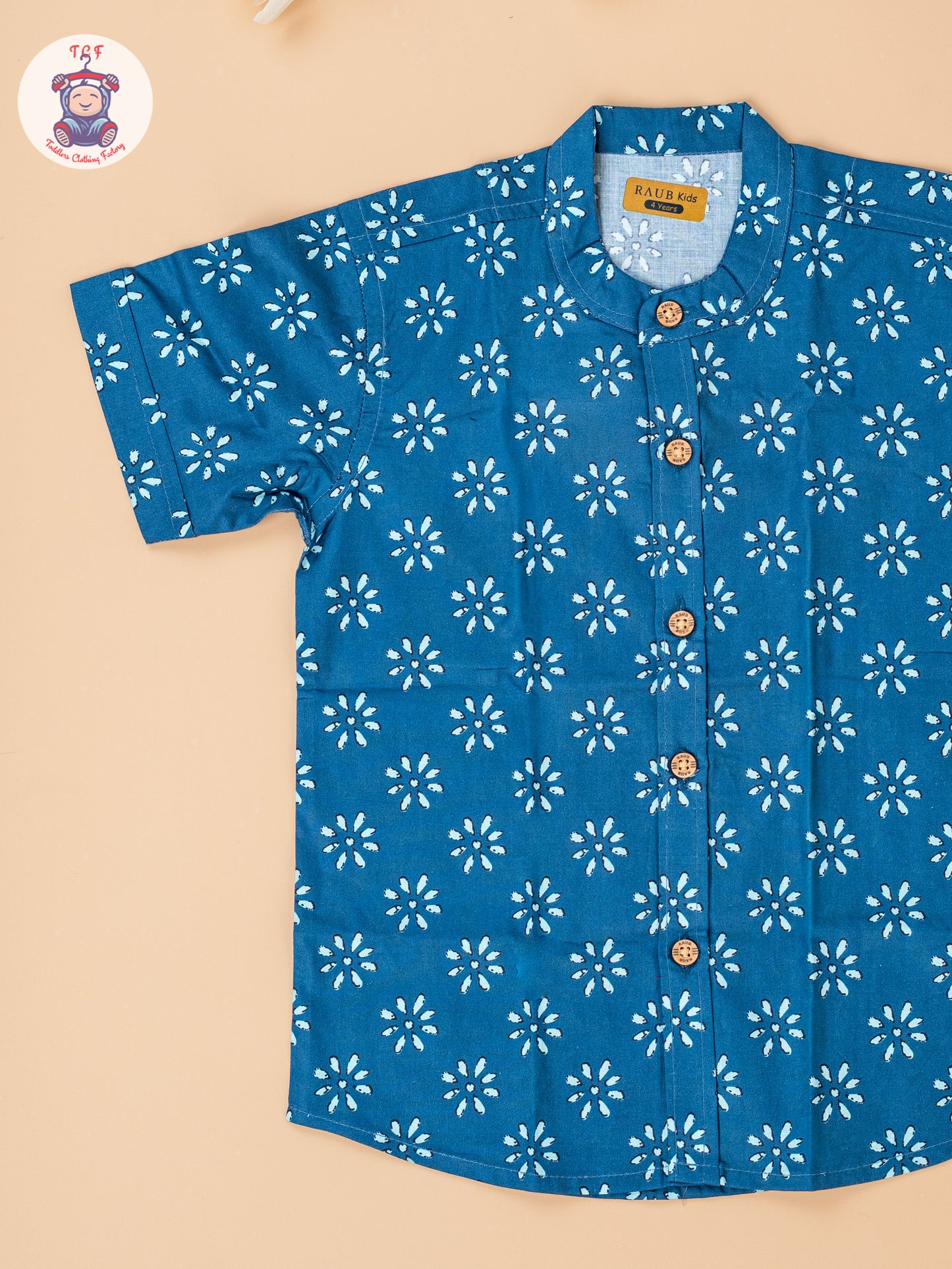 Blue - Boys Readymade Cotton Shirts