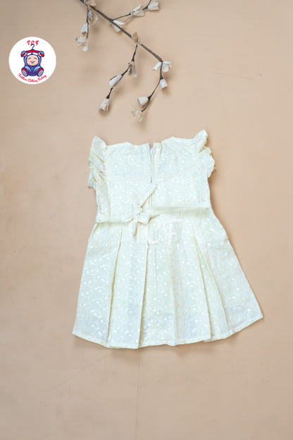 Sandal Floral Printed - Girls Readymade Cotton Frocks