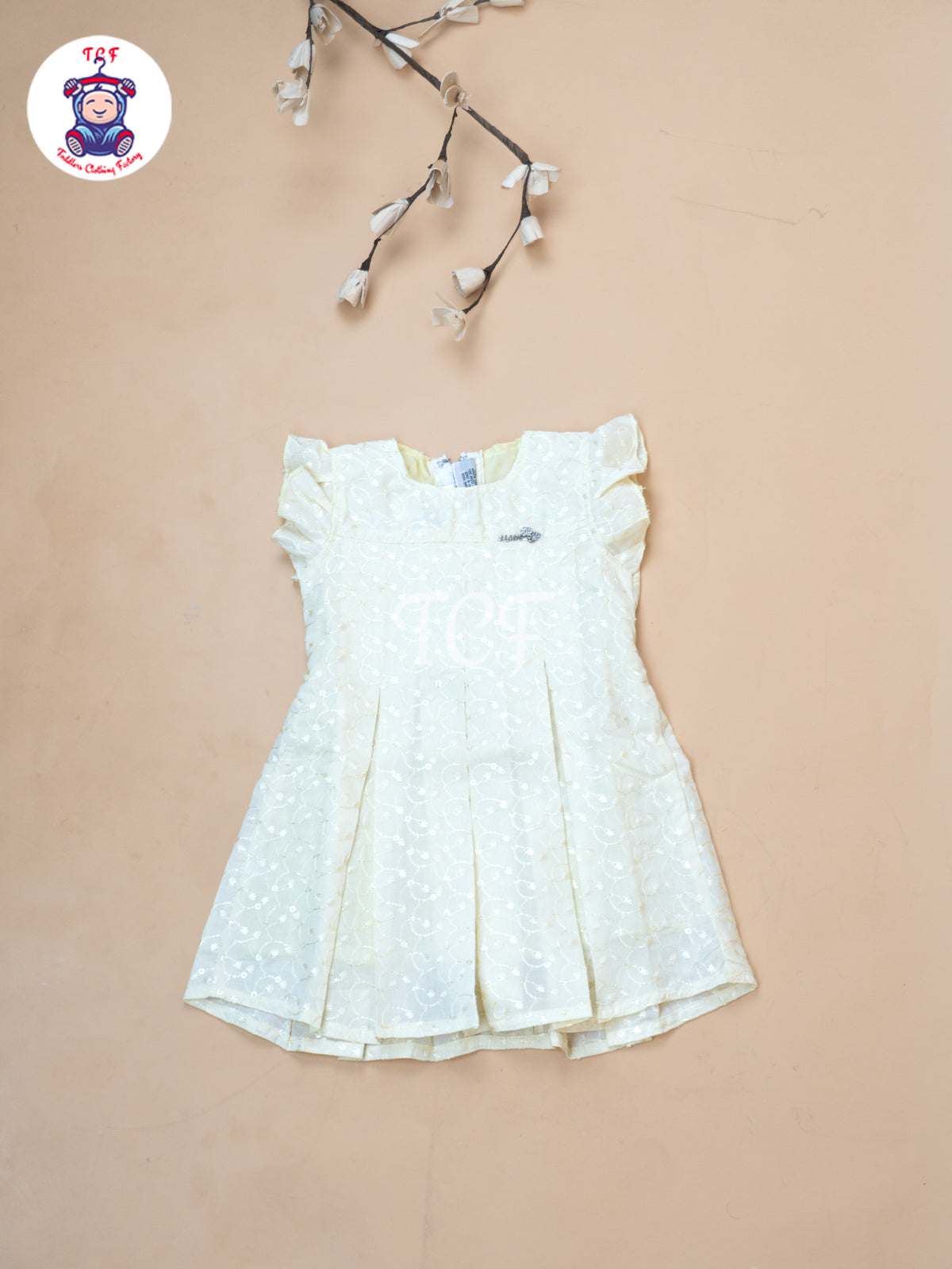 Sandal Floral Printed - Girls Readymade Cotton Frocks