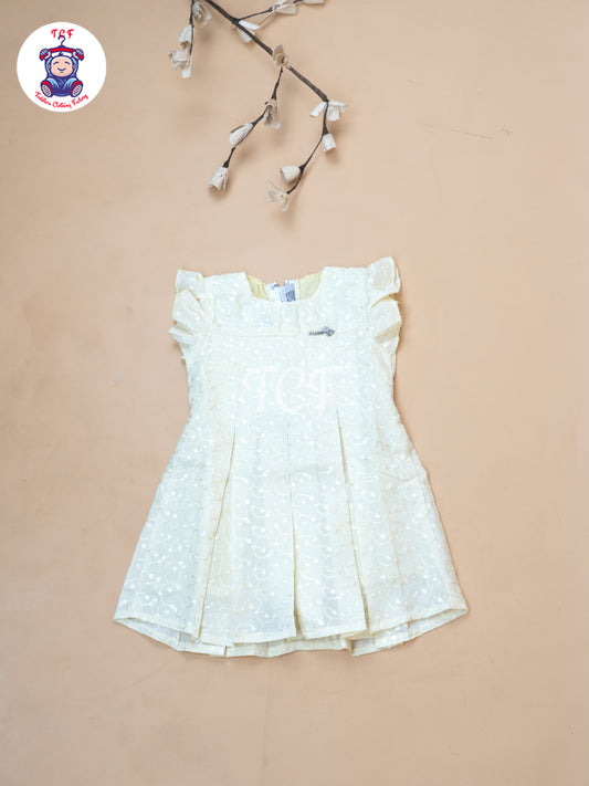 Sandal Floral Printed - Girls Readymade Cotton Frocks