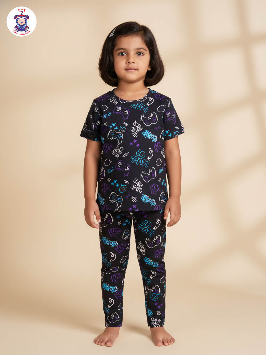 Black - Unisex Co-ords Sets