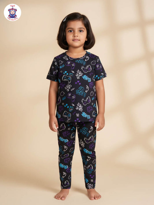 Black - Unisex Co-ords Sets