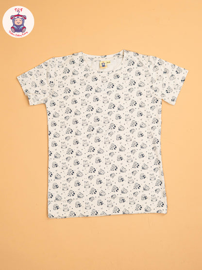 Cream - Animals Unisex Co-ords Sets