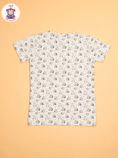 Cream - Animals Unisex Co-ords Sets