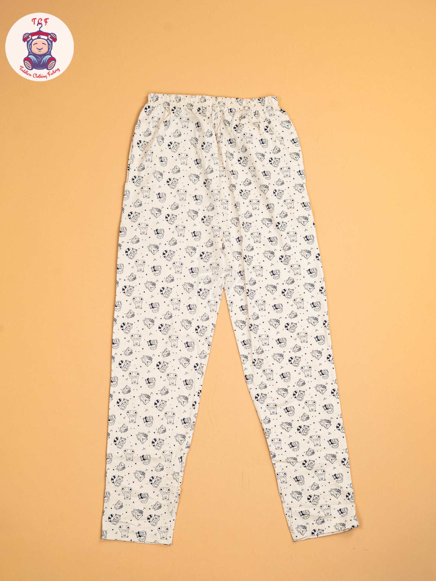 Cream - Animals Unisex Co-ords Sets