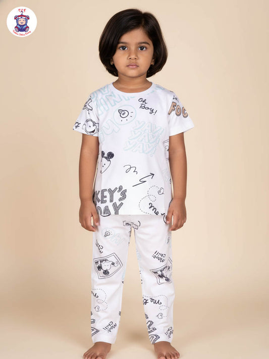 White - Unisex Co-ords Sets