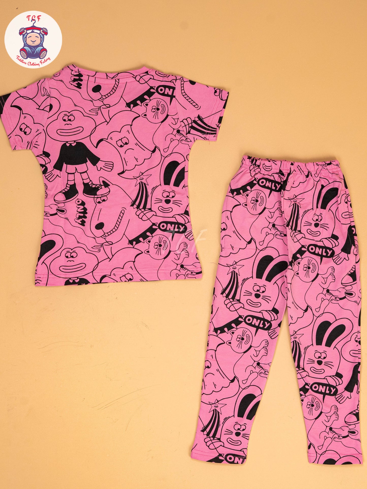 Pink Cartoon  - Unisex Co-ords Sets