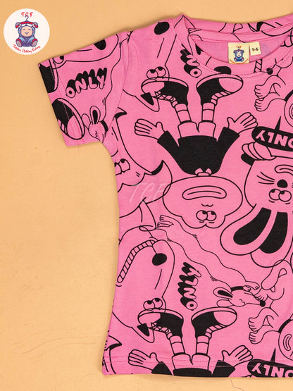 Pink Cartoon  - Unisex Co-ords Sets