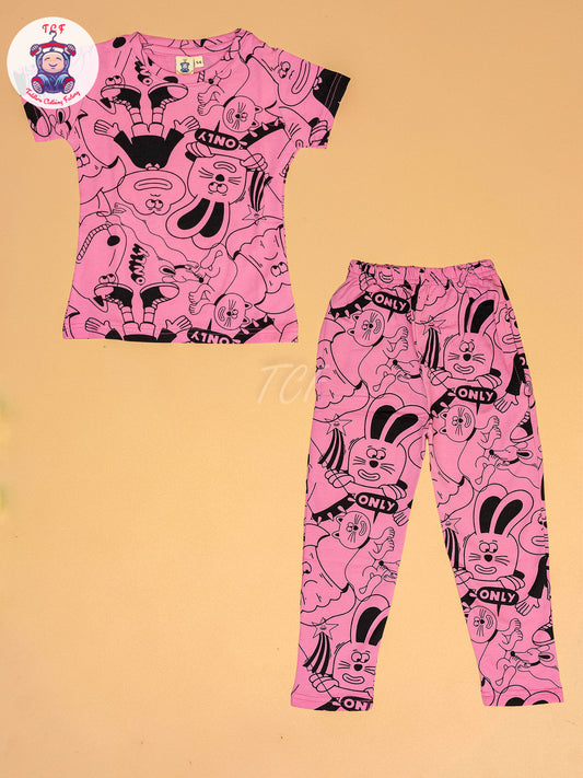 Pink Cartoon  - Unisex Co-ords Sets