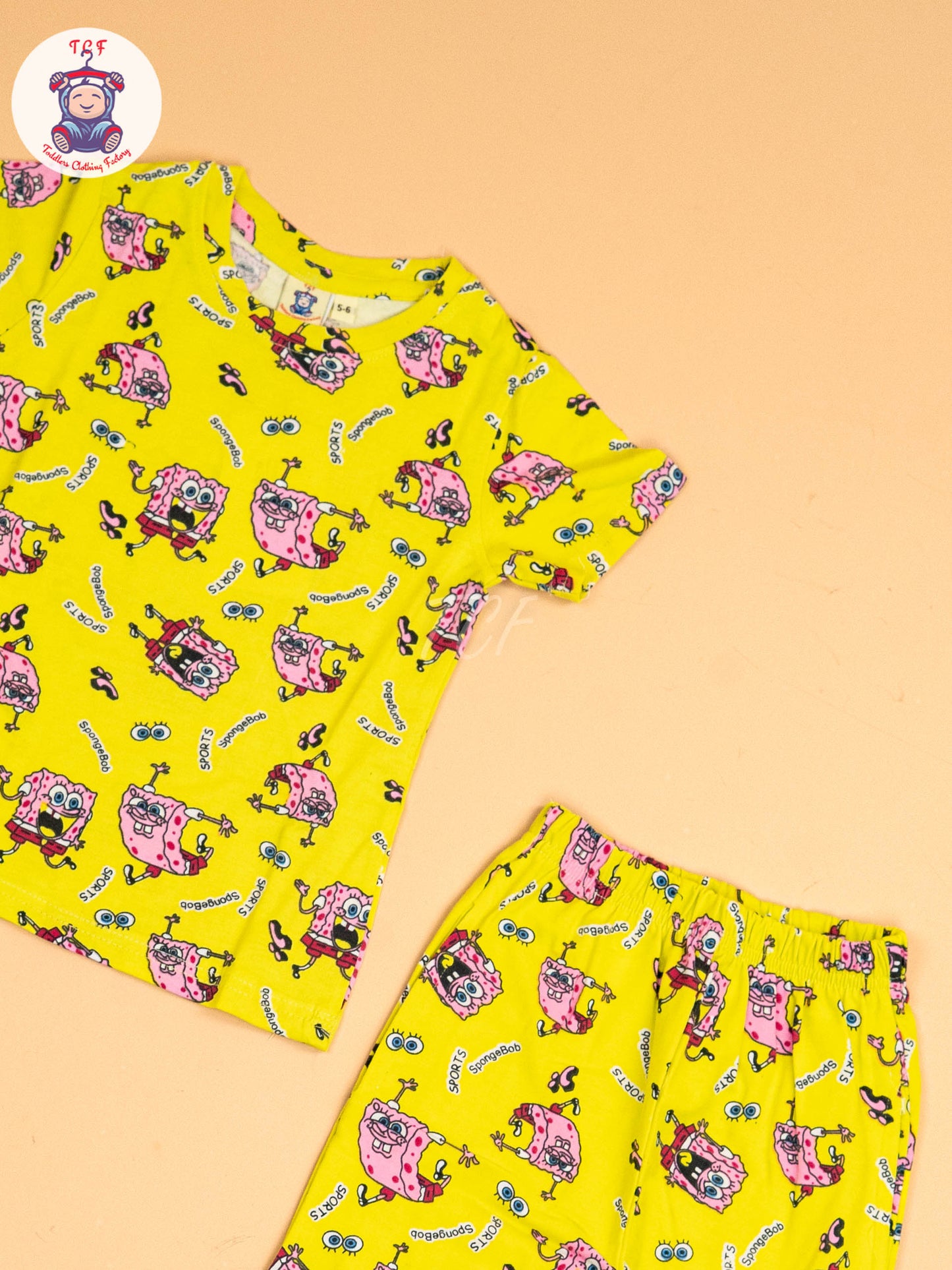 Yellow Sponge Bob - Unisex Co-ords Sets