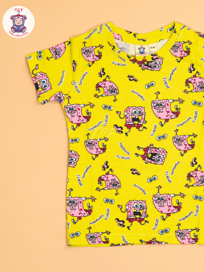 Yellow Sponge Bob - Unisex Co-ords Sets