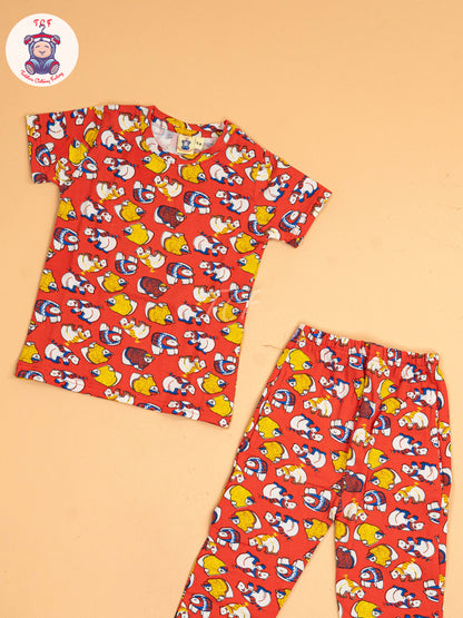 Red Bear  - Unisex Co-ords Sets