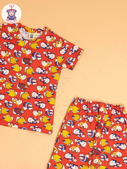 Red Bear  - Unisex Co-ords Sets