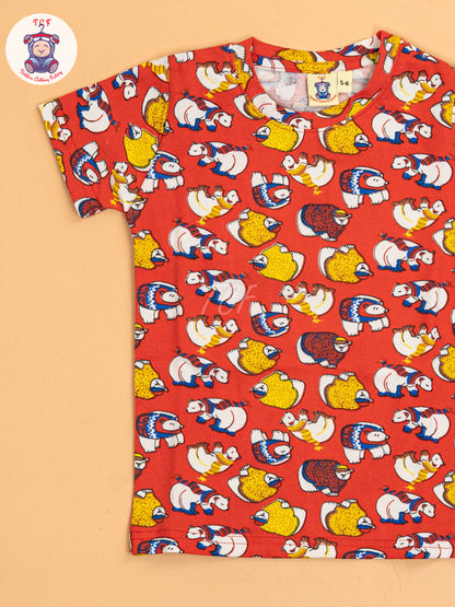 Red Bear  - Unisex Co-ords Sets