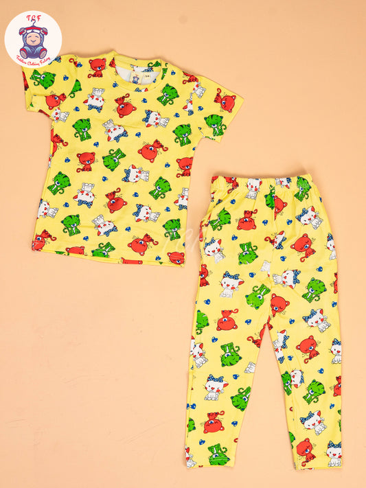 Yellow Cat  - Unisex Co-ords Sets