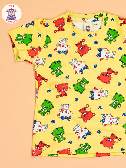 Yellow Cat  - Unisex Co-ords Sets