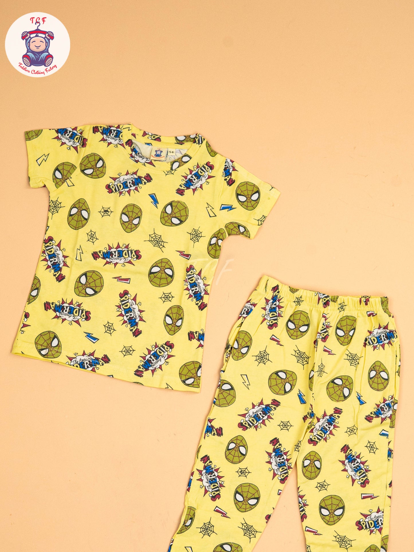 Yellow Spider Man  - Unisex Co-ords Sets