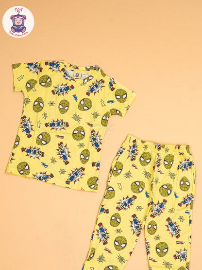 Yellow Spider Man  - Unisex Co-ords Sets