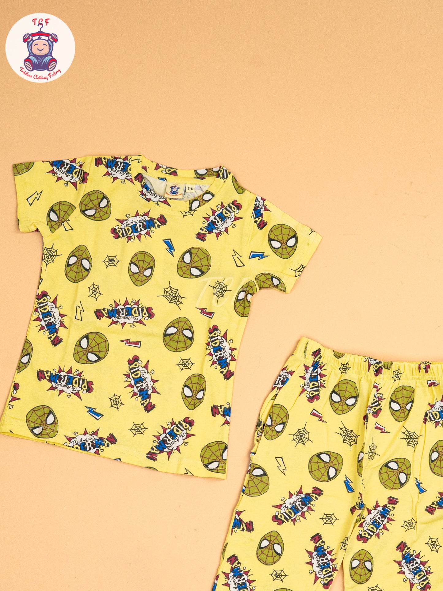 Yellow Spider Man  - Unisex Co-ords Sets